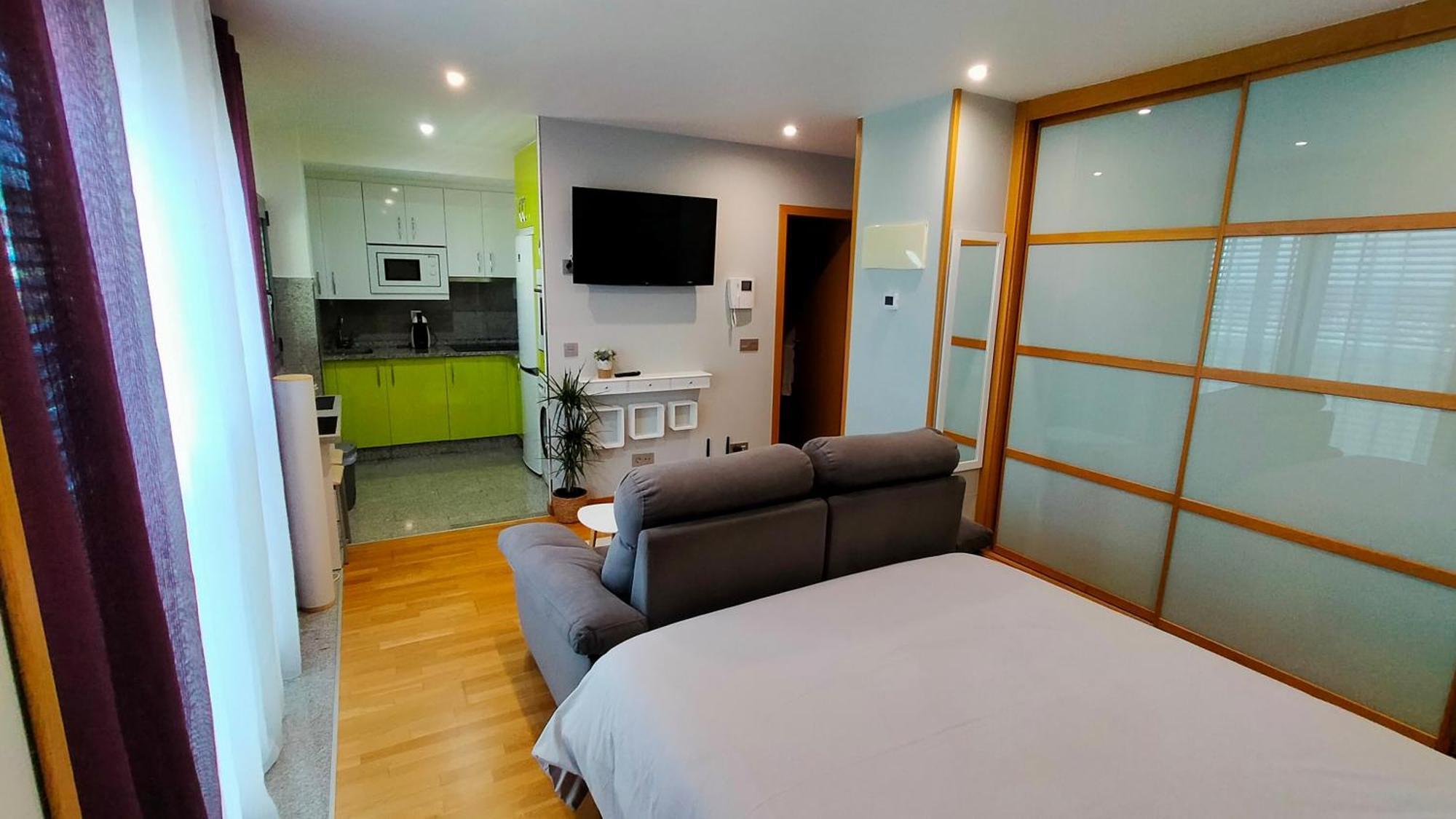Estudio Ladeira Playa Baiona Luaran gambar