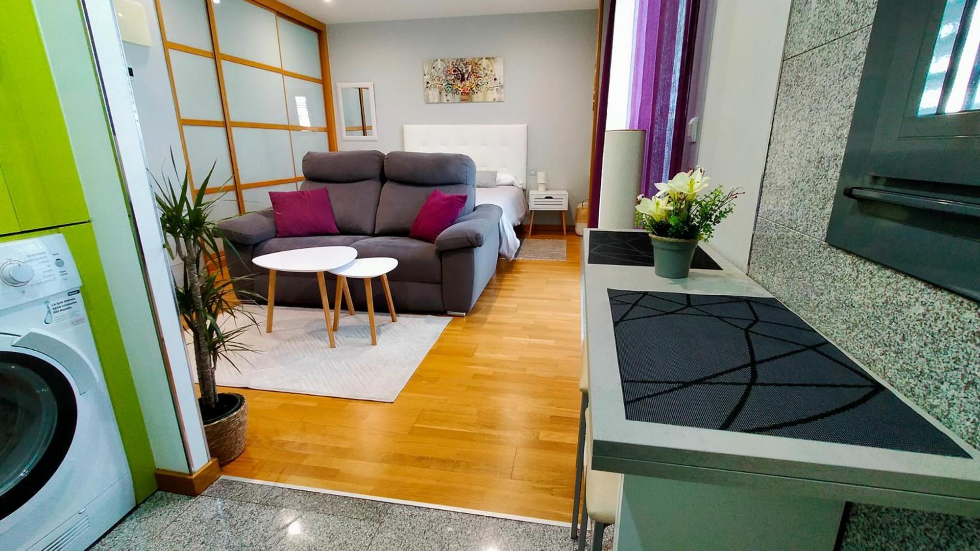 Estudio Ladeira Playa Baiona Luaran gambar