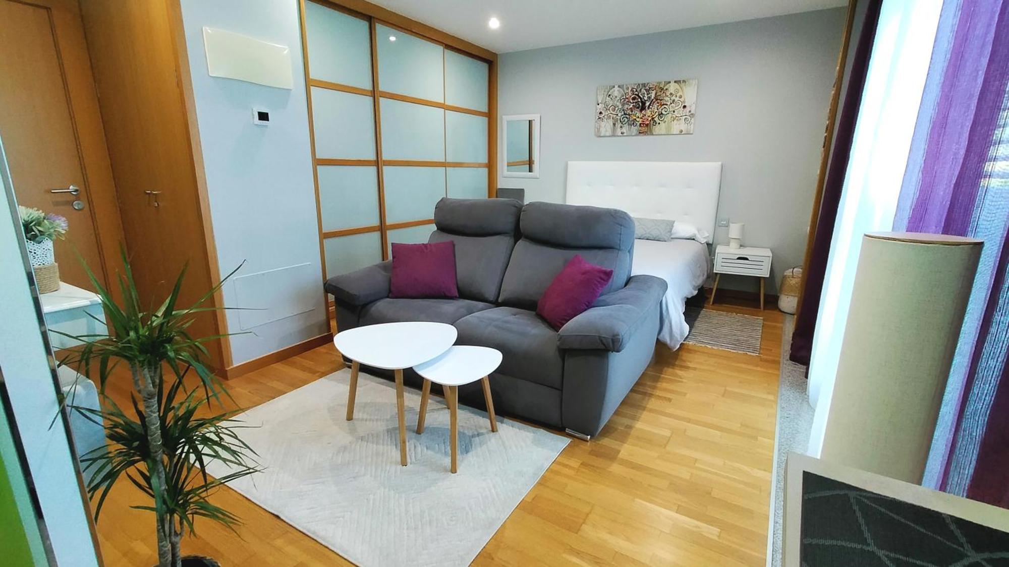 Estudio Ladeira Playa Baiona Luaran gambar
