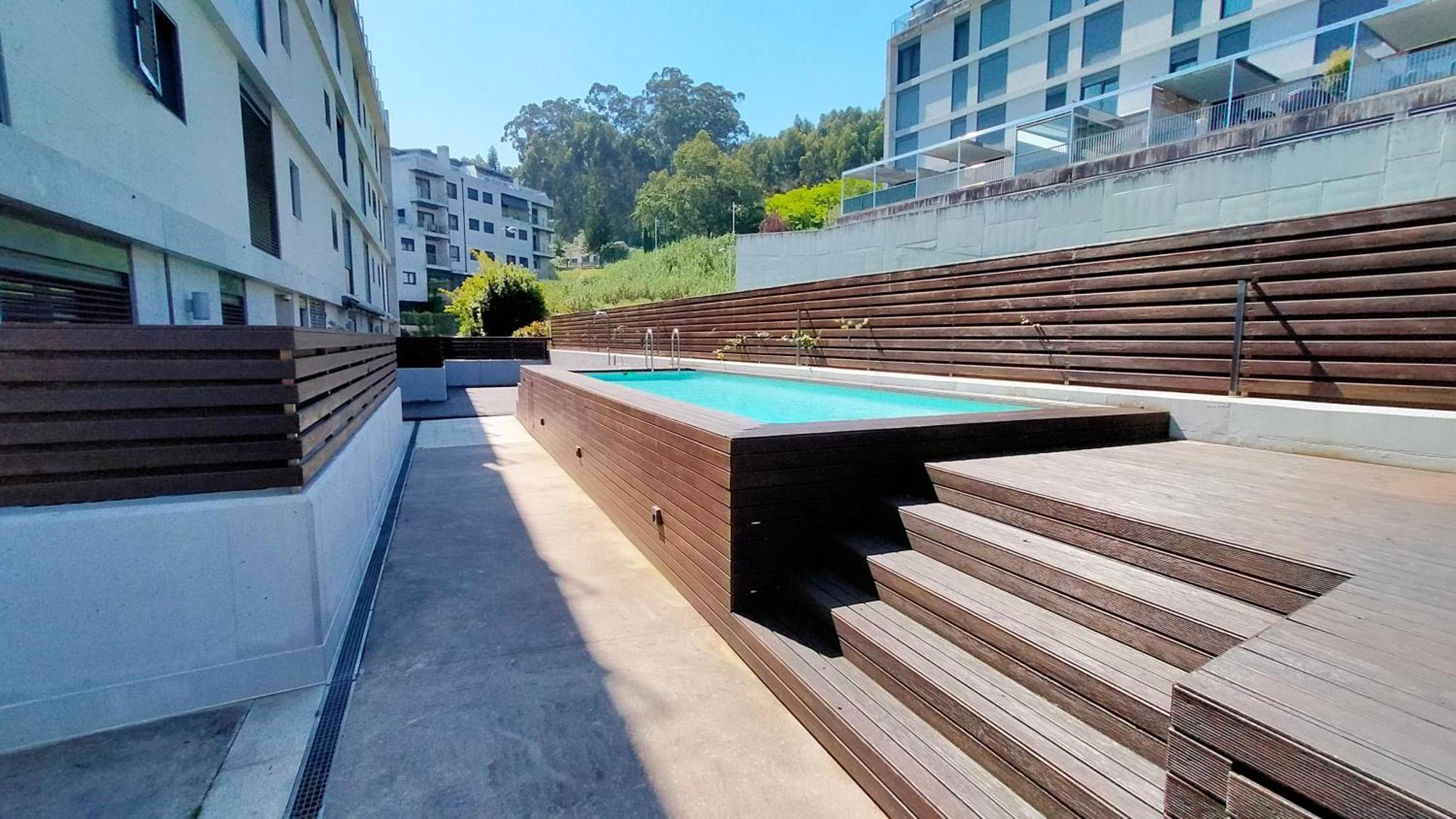 Estudio Ladeira Playa Baiona Luaran gambar